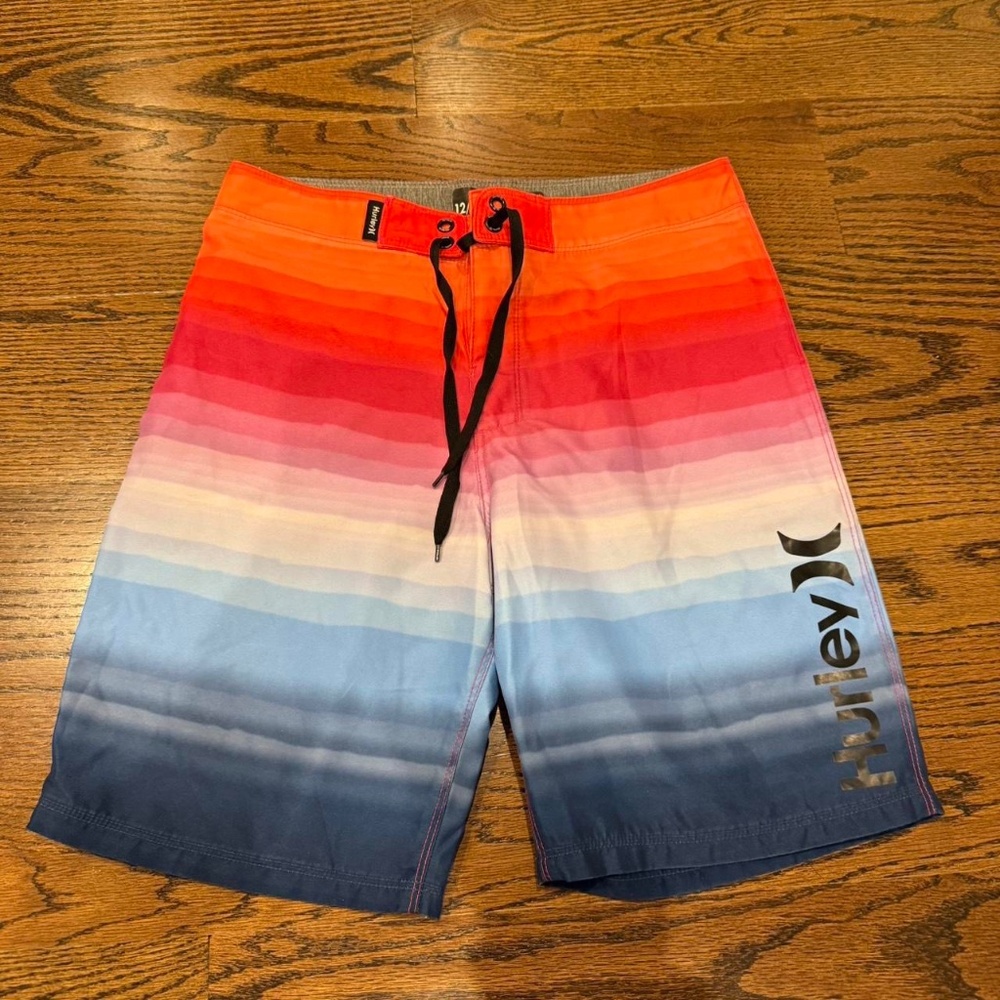 Hurley mens multicolored stripe board shorts